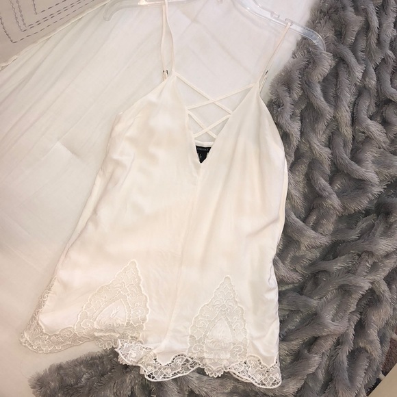 Forever21 White Romper - Picture 1 of 1